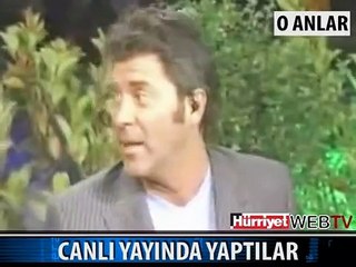 KADIN CANLI YAYINDA ADAMIN ÜSTÜNE ÇIKTI