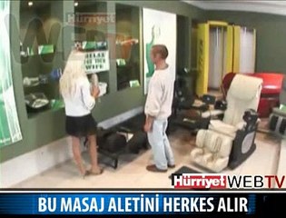 MASAJ ALETİ ERKEKLERİ FENA GERDİ