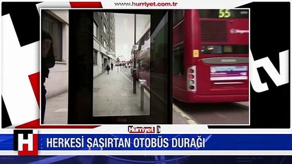 YOLCULARI HEYECANLANDIRAN OTOBÜS DURAĞI