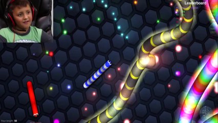 FGTEEV Kids play SLITHER.IO #11 High Score Siblings Battle w_ CHASE'S BAD LIP READING Fixed Glitch!