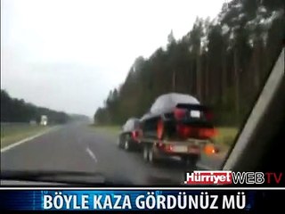 GÖZ GÖRE GÖRE ARABAYI DEVİRDİ