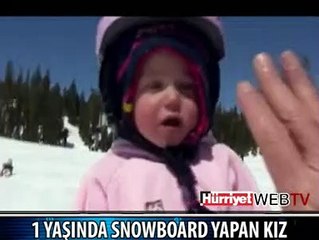 1 YAŞINDAKİ KAYAKÇI