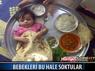 BEBEKLERİNE BAKIN NASIL POZ VERDİRDİLER