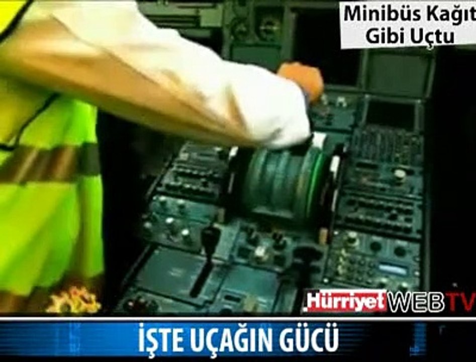 UÇAĞIN MOTOR GÜCÜ VE BİR MİNİBÜS