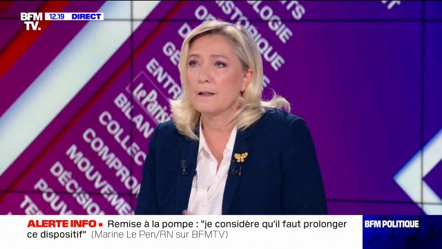 Marine Le Pen: Depuis les gilets jaunes, on a mis le couvert sur la cocotte minute