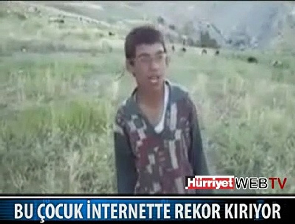 İŞTE İNTERNETTE REKOR KIRAN ÇOCUK