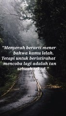 Harus tetap semangat