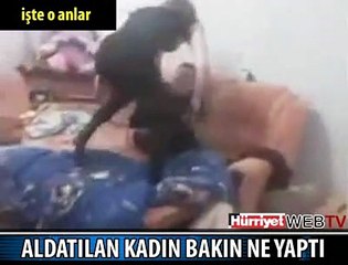 SEVGİLİSİNİ BAŞKA KADINLA YAKALADI