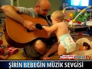 SİRİN BEBEĞİN MÜZİK SEVGİSİ