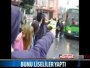 BUNU LİSELİLER YAPTI