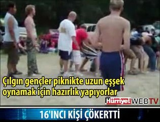 UZUN EŞEK BÖYLE ÇÖKTÜ