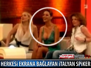 HERKES BU SPİKERİN ELBİSESİNİ KONUŞUYOR