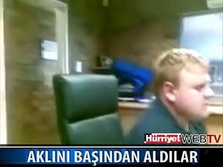 KORKUDAN ÖDÜ PATLADI