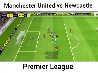 Manchester United vs Newcastle Premier League match.