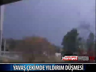 YILDIRIM BÖYLE DÜŞTÜ