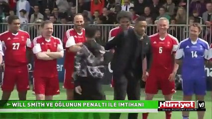WİLL SMİTH VE OĞLUNUN PENALTI ATIŞLARI GÜLDÜRDÜ