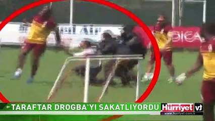 TARAFTAR DROGBA'YI SAKATLIYORDU