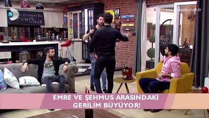 Şehmus ve Emre tekme tokat birbirine girdi!