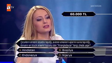 Kim Milyoner Olmak İster'de şaşırtan soru!