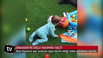Sneijder'in oğlu takımını seçti, sosyal medya yıkıldı