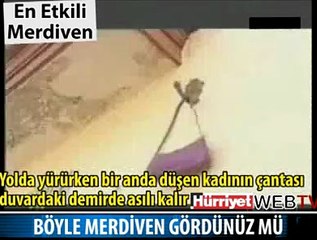 BÖYLE MERDİVEN GÖRDÜNÜZ MÜ