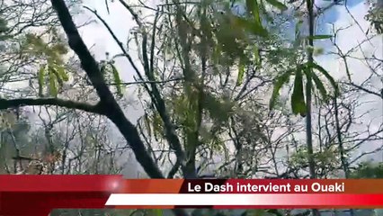 Les largages du Dash appelé en renfort au Ouaki