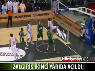 ZALGIRIS KAUNAS İKİNCİ YARIDA AÇILDI