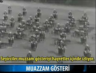 MOTORLU POLİSLERİN MÜTHİŞ GÖSTERİSİ