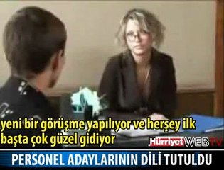 PERSONEL ADAYLARININ DİLİ TUTULDU