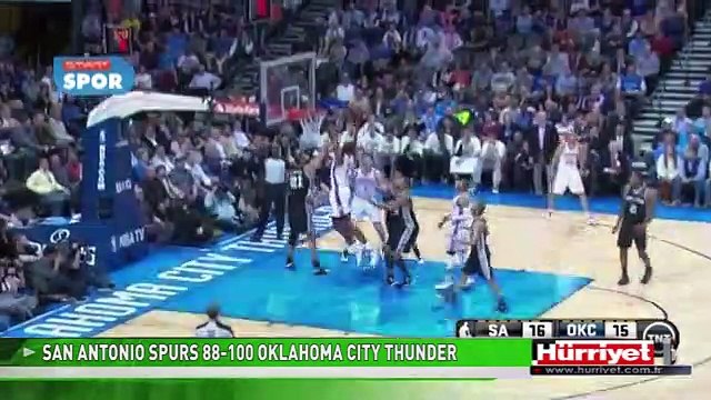 OKLAHOMA CITY THUNDER 100 - 88 SAN ANTONIO SPURS