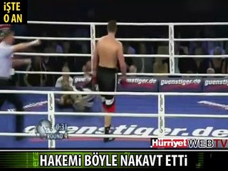 RAKİBİ ONU O HAKEMİ NAKAVT ETTİ