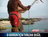 TARZAN'A ÖZENDİ AMA