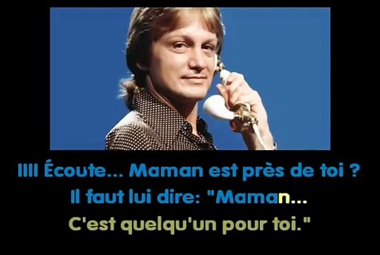 KARAOKE Claude François - Le téléphone pleure Avec voix petite fille