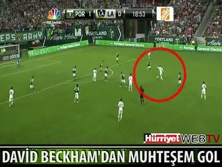 BECKHAM 35 METREDEN GOL ATTI