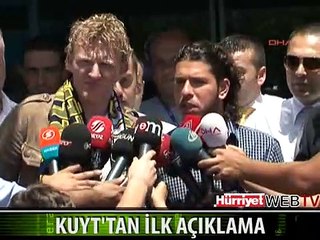 KUYT HAVALİMANINDA AÇIKLAMA YAPTI