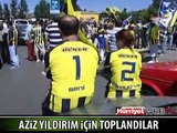 YÜZLERCE KİŞİ AZİZ YILDIRIM İÇİN TOPLANDI