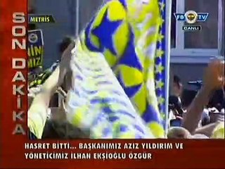 AZİZ YILDIRIM'IN METRİS'TEN ÇIKIŞINI FB TV BÖYLE YAYINLADI