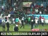 ÇAYKUR RİZESPOR YENİLDİ OLAYLAR ÇIKTI