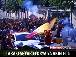 GALATASARAY TARAFTARLARI FLORYA'YA AKIN ETTİ