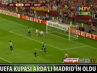 UEFA KUPASINI ATLETİCO MADRİD KAZANDI