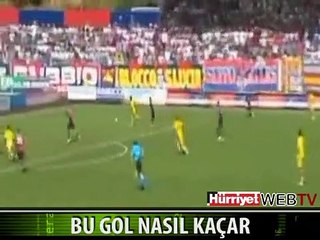 İNANILMAZ BİR GOL KAÇIRDI
