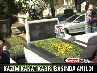 SPOR YAZARI KAZIM KANAT KABRİ BAŞINDA ANILDI