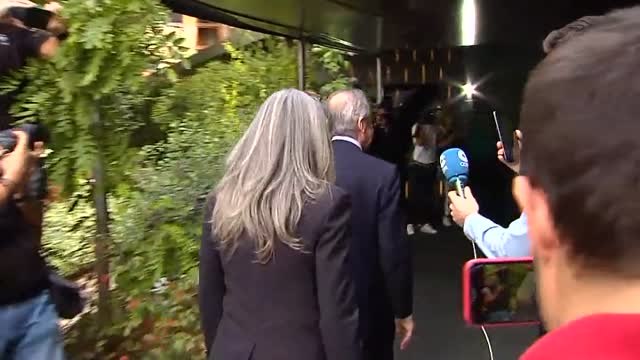 Cordialidad y optimismo de Florentino y Laporta en la comida previa al clásico