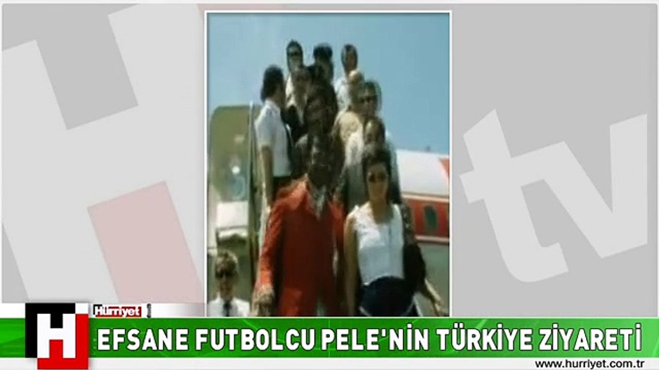 RENKLİ GÖRÜNTÜLERİ YAYINLANDI! EFSANE FUTBOLCU PELE'NİN 1974'TEKİ İSTANBUL ZİYARETİ