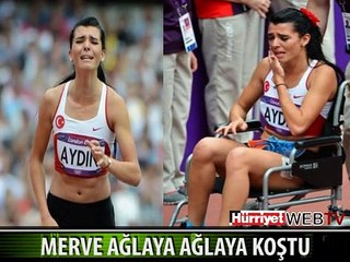 MERVE AĞLAYA AĞLAYA KOŞTU