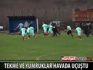 TEKME VE YUMRUKLAR HAVADA UÇUŞTU