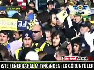 KADIKÖY'DE BÜYÜK FENERBAHÇE MİTİNGİ