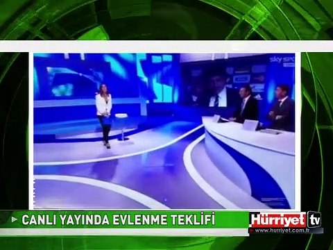 CANLI YAYINDA EVLİLİK TEKLİFİ