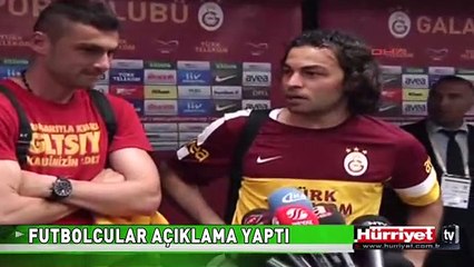 GALATASARAYLI FUTBOLCULAR AÇIKLAMA YAPTI