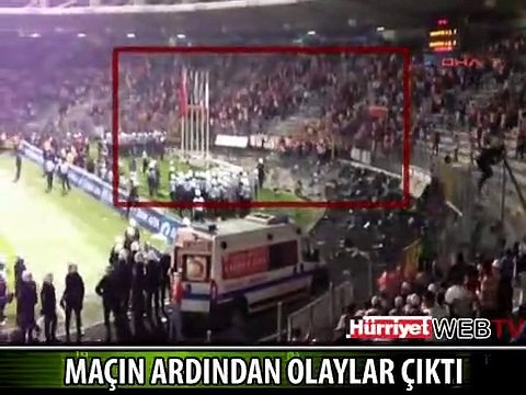 MAÇ SONRASI OLAYLAR ÇIKTI